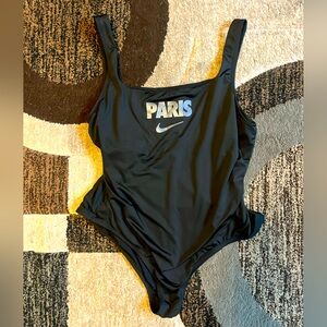 Black Nike Paris One piece Swimsuit